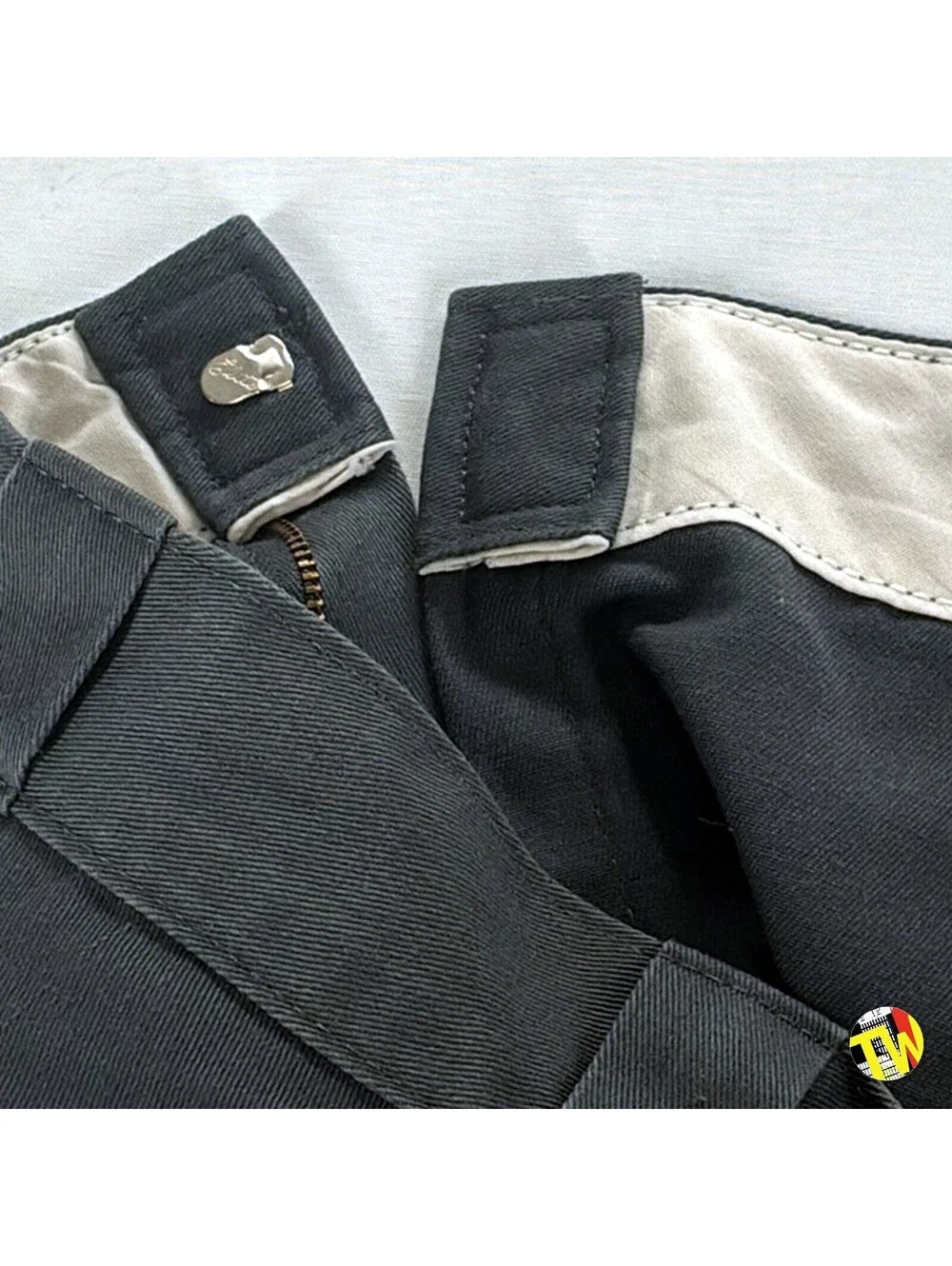 Vintage 90s Dickies Cut Off Work Shorts Faded Black Skater